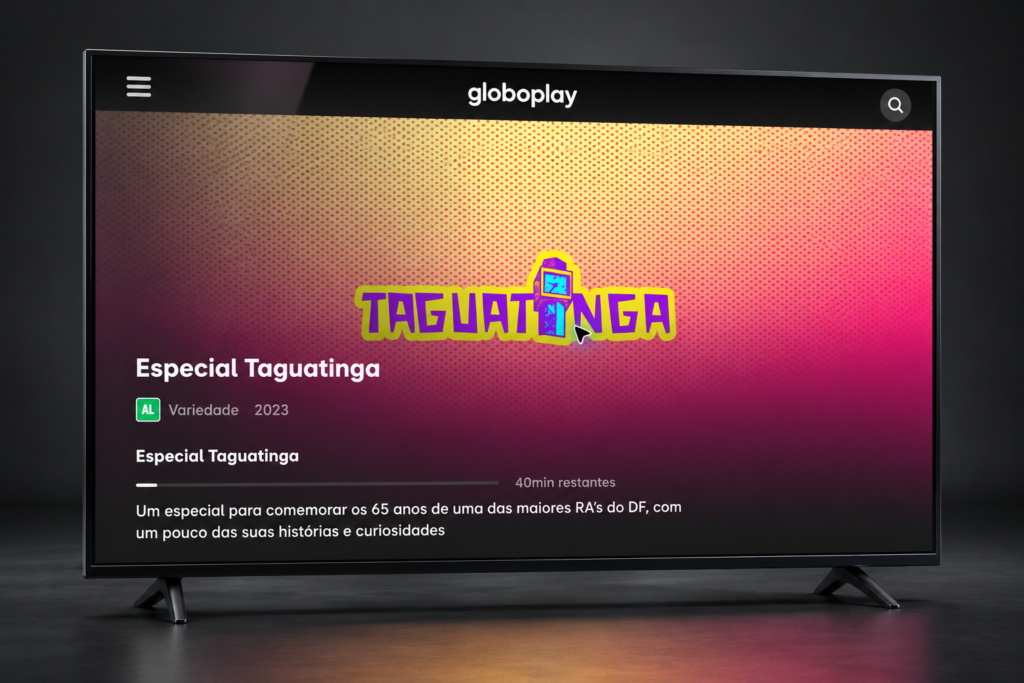Ilustrar a tela inicial da GloboPlay